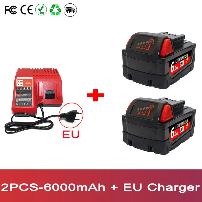 9000mAh/12000mAh M18 Li-Ion Battery