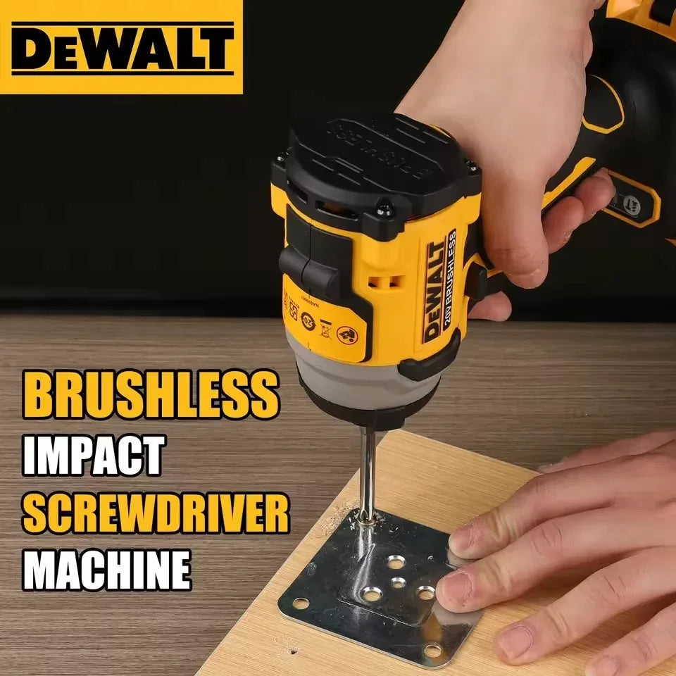 Perceuse-visseuse à percussion DEWALT Lithium 20V Rechargeable sans balais compacte DCD805