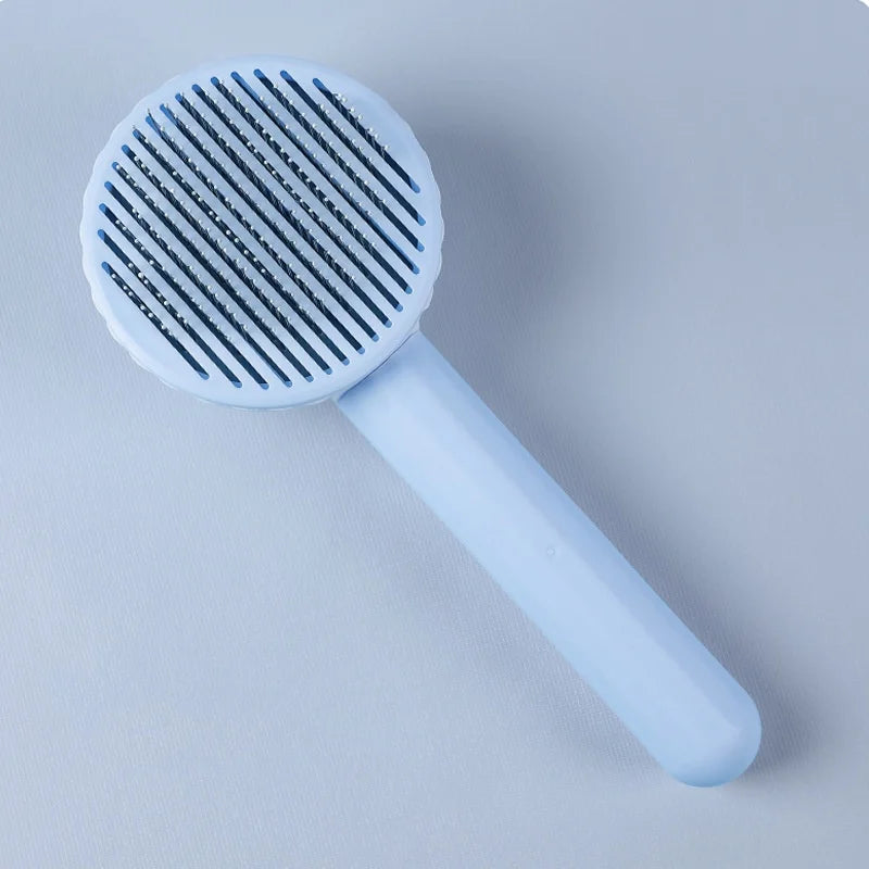 Dog Comb Pet Hair Removal Brush Cats and Dogs Special Comb Beauty Massage Self-cleaning Needle Comb Pet Supplies