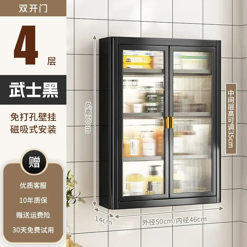 Modern Wall Mounted Bathroom Cabinet white Waterproof Storage Organizer Shelf for Toilet Vanity Bathroom home Decor Furniture