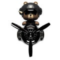 Bear Car Air Fresheners Vehicle Blower Helicopter Flavoring Diffuser Car Deodorant Air Vent Decoration Interior Car Perfume