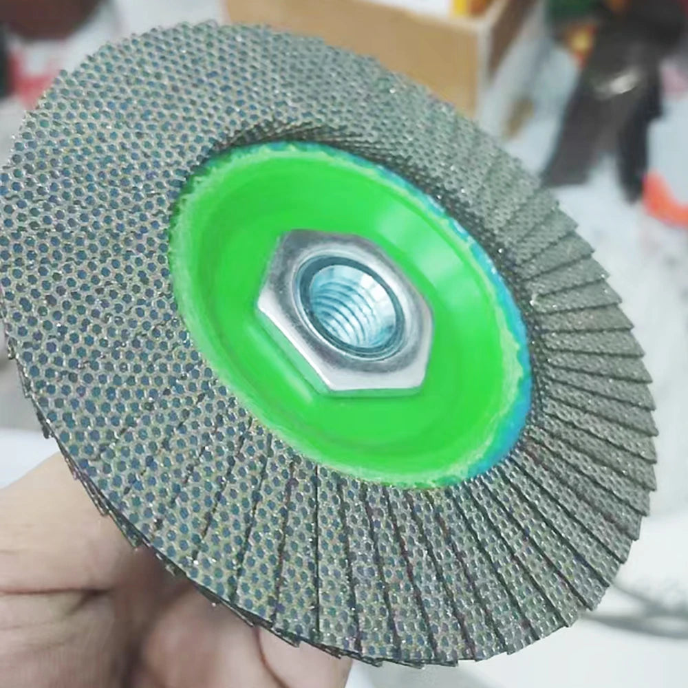 4.5"115mm Diamond Electroplated Louver Disc Grinding Wheel For Polishing Wheel Metal Rust Removal Stone Polishing Wood Polishing