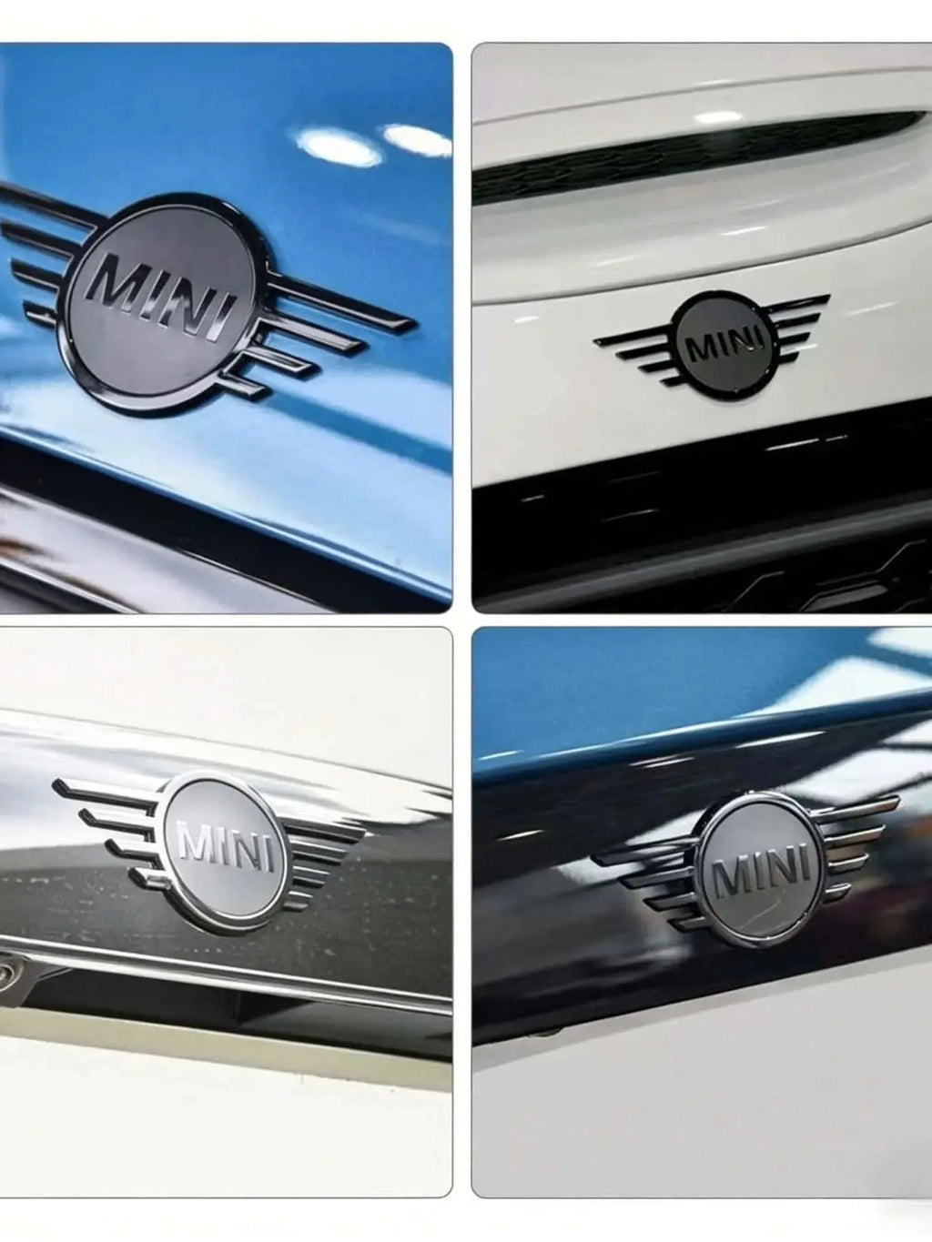 For Mini Cooper JCW Works R56 R50 F54 F55 F56 F57 F60 R52 R53 R55 R57 R58 R59 Car Metal Sticker Auto Body Trunk Decoration Cover