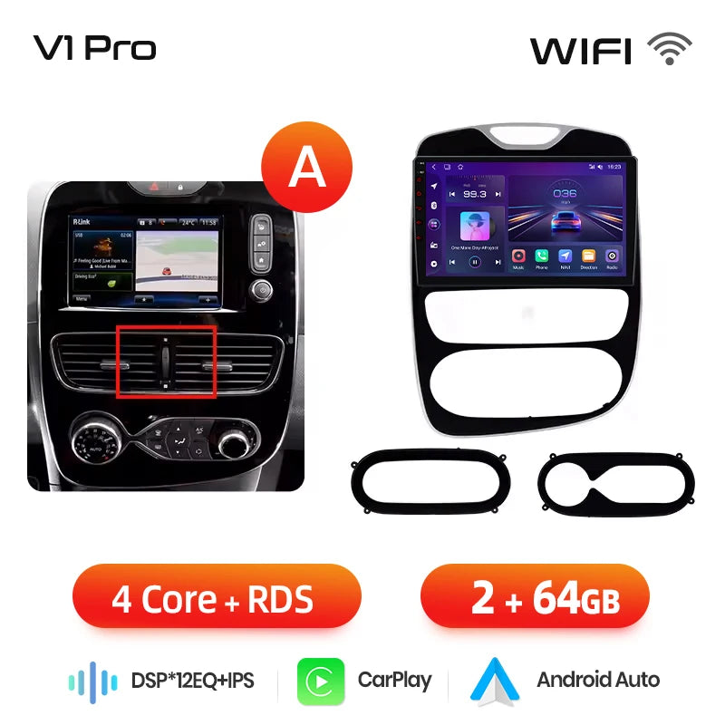 Junsun Wireless CarPlay Car Radio Renault
