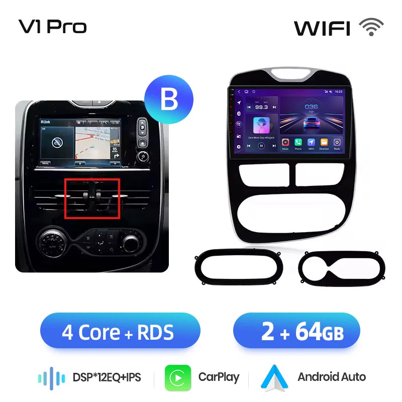 Junsun Wireless CarPlay Car Radio Renault