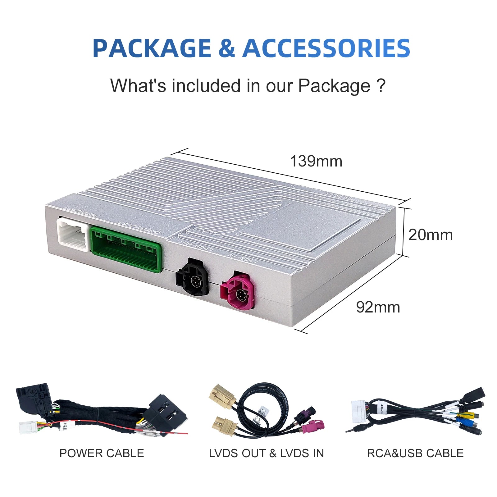 Ezonetronics for Mercedes Benz NTG 6.0 MBUX System 2019+ Wireless CarPlay Android Auto retrofit kit decoder box CarPlay