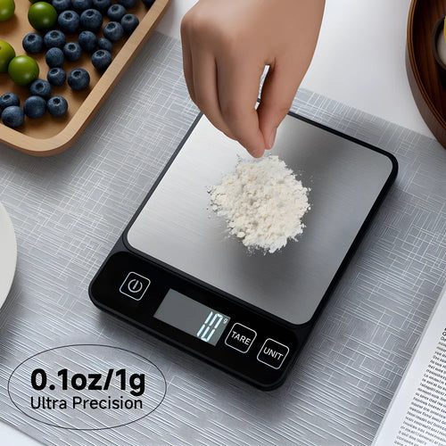 Balance de cuisine 10kg, affichage numérique LCD, balance électronique de table, balance de précision pour la pâtisserie, balance pour un régime alimentaire sain