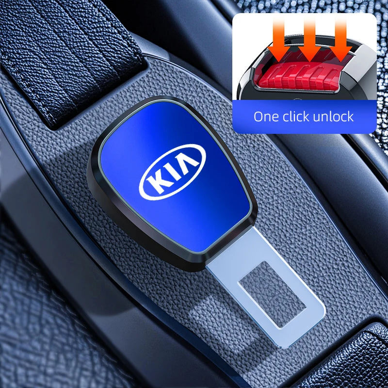 Car Seat Belt Clip Extension Plug Car Safety Seat Lock Buckle For Kia Sportage Morning Ceed Picanto Rio ProCeed KN