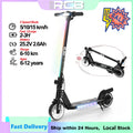 RCB R12 6-12 year old child electric scooting Lights RGB Non-zero start Double brake LCD screen 3-speed foldable