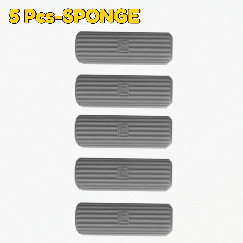 Portable Foldable Wet Dry Mop Quick Cleaning Bathroom Kitchen Mini Sponge Mop Hand-free Wash Mops Mini Portable  Floor Mop