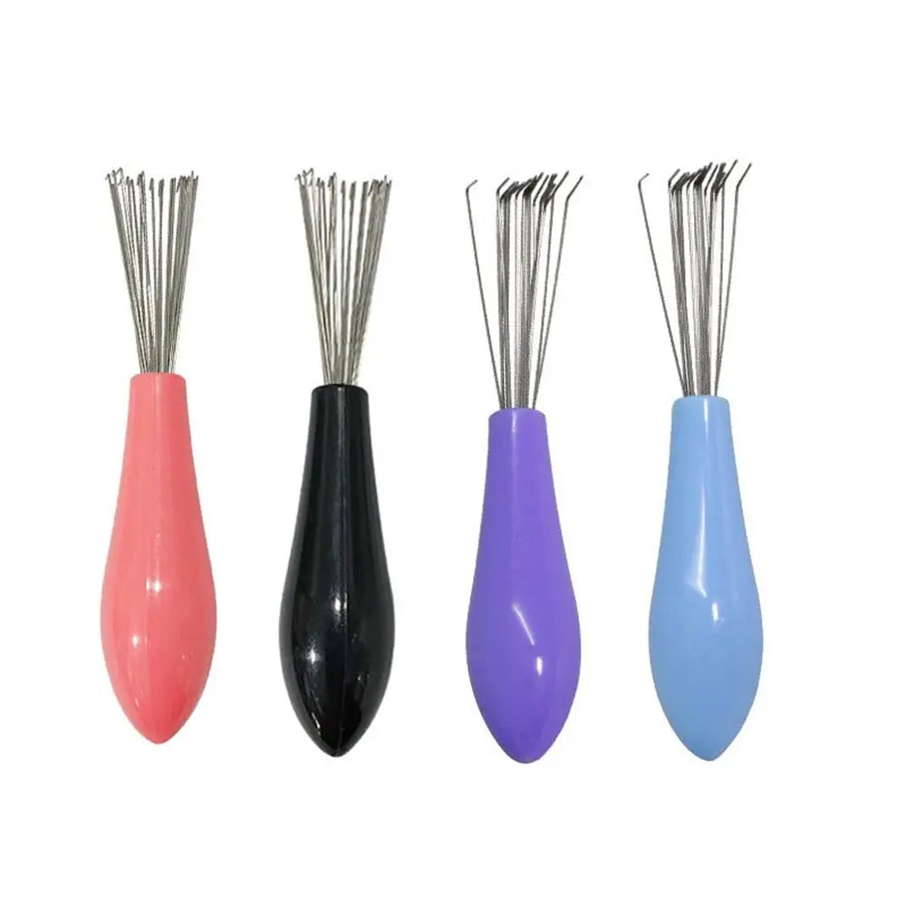 Plastic Handle Comb Hair Brush Cleaner Hand Tool Embedded Beauty Tools Comb Hair Remover Multifunctional Cleaning Supplies