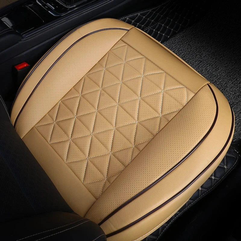 Nouvelle Housse de Siège Avant de Voiture en Cuir PU Coussin de Siège Auto Protection de Siège de Voiture Universelle Tapis de Chaise Auto Accessoires Automobile