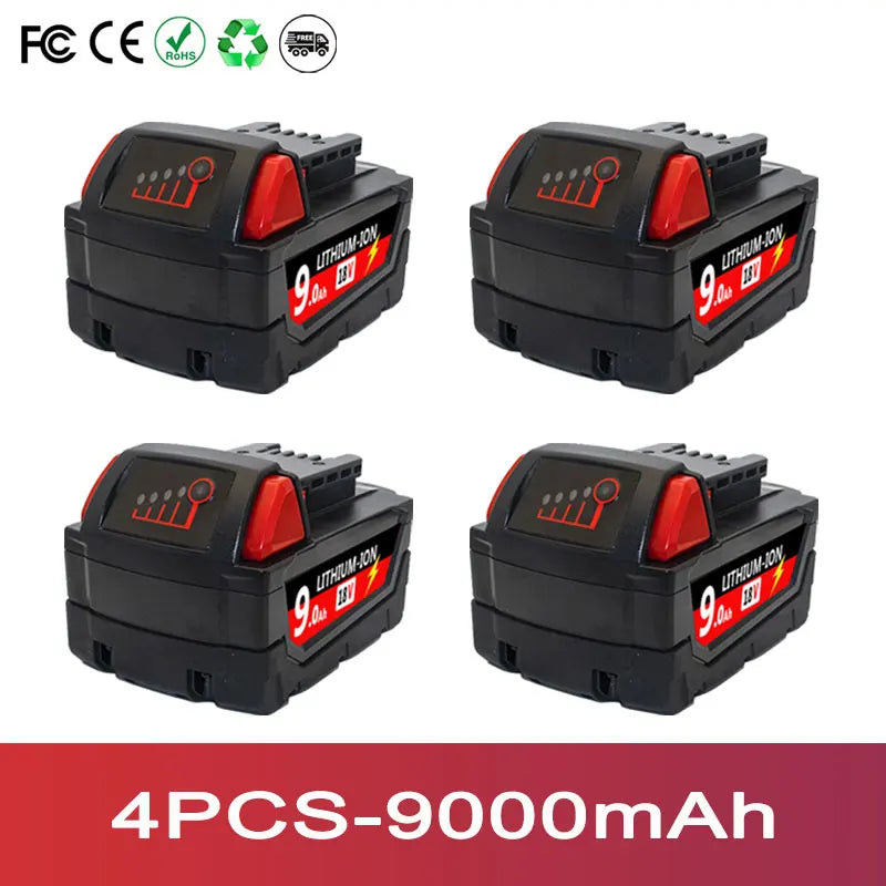 9000mAh/12000mAh M18 Li-Ion Battery