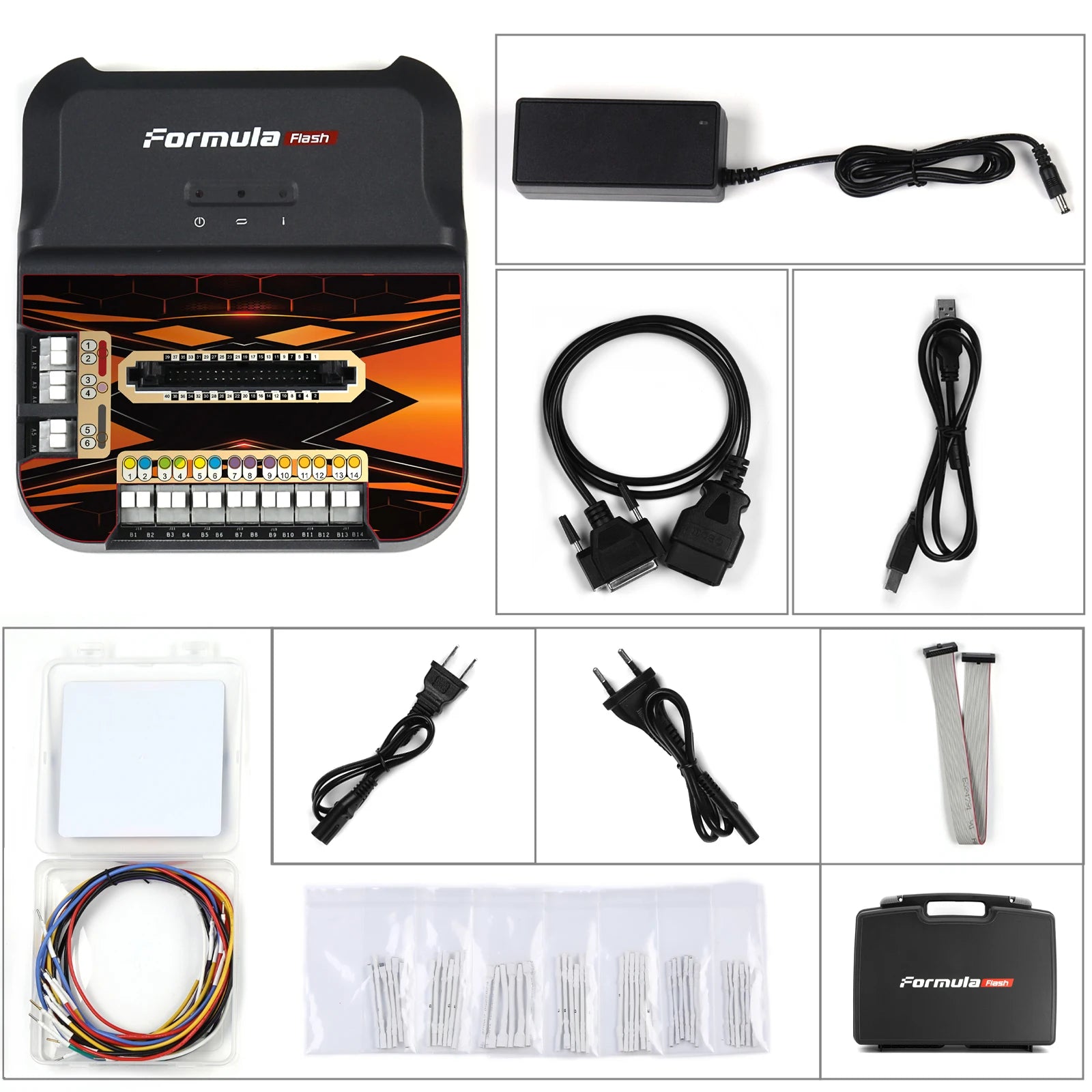 FormulaFLash ECU Programmer ECU Clone, Data Read & Write, VIN Modify, IMMO Off, Power Upgrade, DTC Clean for Bike, Truck, Tracto