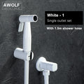 Handheld Toilet Bidet Sprayer Head Brushed Rose Gold Stainless Steel Bathroom Shattaf System Douche Kit AP2354