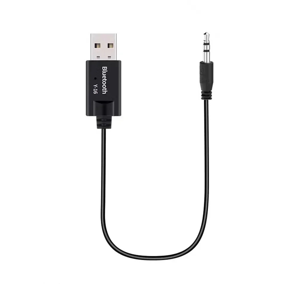 Bluetooth Audio Receiver Usb To 3 5Mm Jack Adapter Wireless Aux Dongle For Car Stereo Handsfree Music Streaming