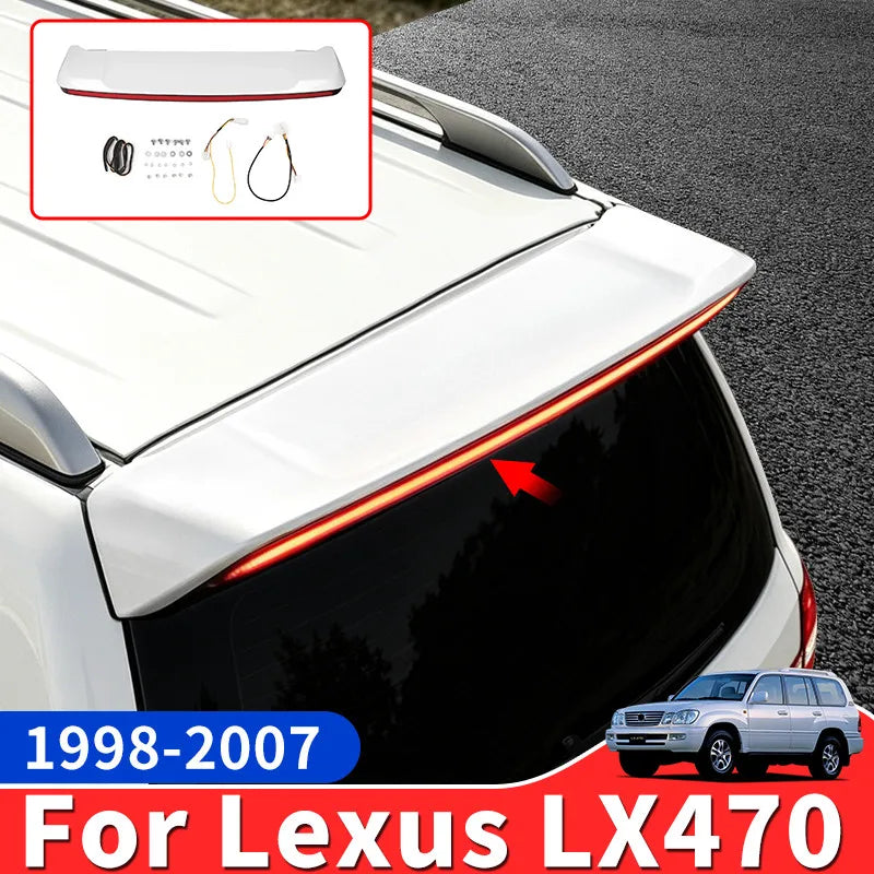 For 1998-2007 Lexus LX470 LX 470 Rear Trunk Spoiler Upgrade Vehicle Exterior Look Car Exterior Tuning Modification Accessories