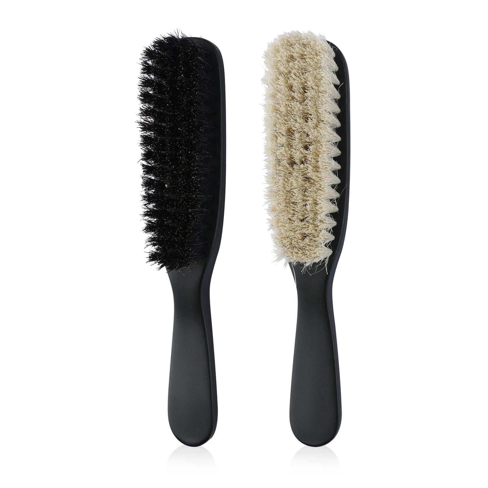 1/2pcs Professional Barber Hair Cleaning Brush Men Horse Hair/Boar Bristle Brush Beard Brush Neck Duster Broken Hair