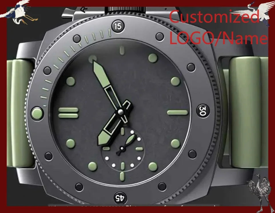 A182 Store Customized Watches 46mm Men's Watch with 904L Automatic Mechanical Movement