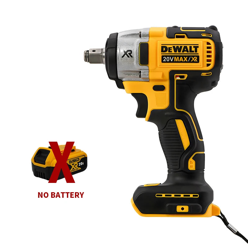 Dewalt DCF880 Clé à chocs électrique sans fil sans balais, lumière LED, 3250 tr/min, 205 N.m, outil électrique sans fil pour l'amélioration de l'habitat