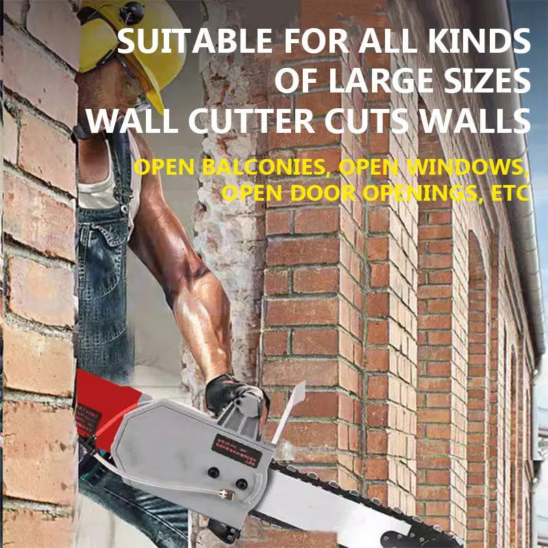 High Power Reinforced Concrete Slotting And Cutting Machine Electric Chain Saw Cement Wall Cutting Machine Modify Doors Windows