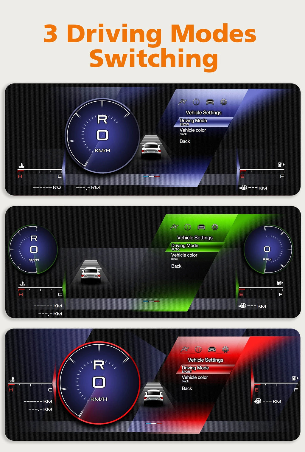 Hizpo Auto Lcd Dashboard Panel for Peugeot 407 407SW 2004-2010 Digital Cluster Instrument Display Snelheidsmeter Virtual Cockpit
