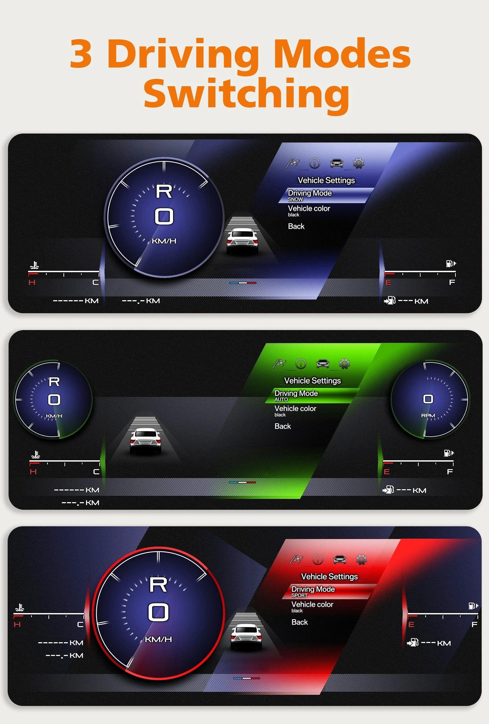 Hizpo Auto Lcd Dashboard Panel for Peugeot 407 407SW 2004-2010 Digital Cluster Instrument Display Snelheidsmeter Virtual Cockpit