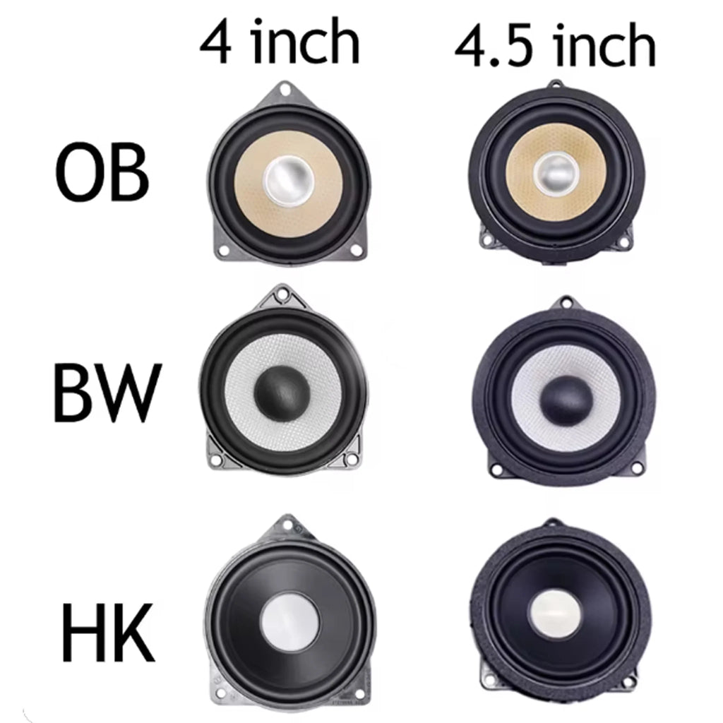 Car Midrange Speaker Tweeter Kit 4 Inch For BMW F10 F11 F15 F16 F20 F22 F23 F25 F26 F30 F32 F34 F47 F48 G20 G30 E60 E90