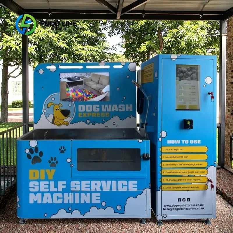 Customized Multi-Function Self Service Dog Wash Machine with Disinfecting Cycle for Pet Shops and Parks