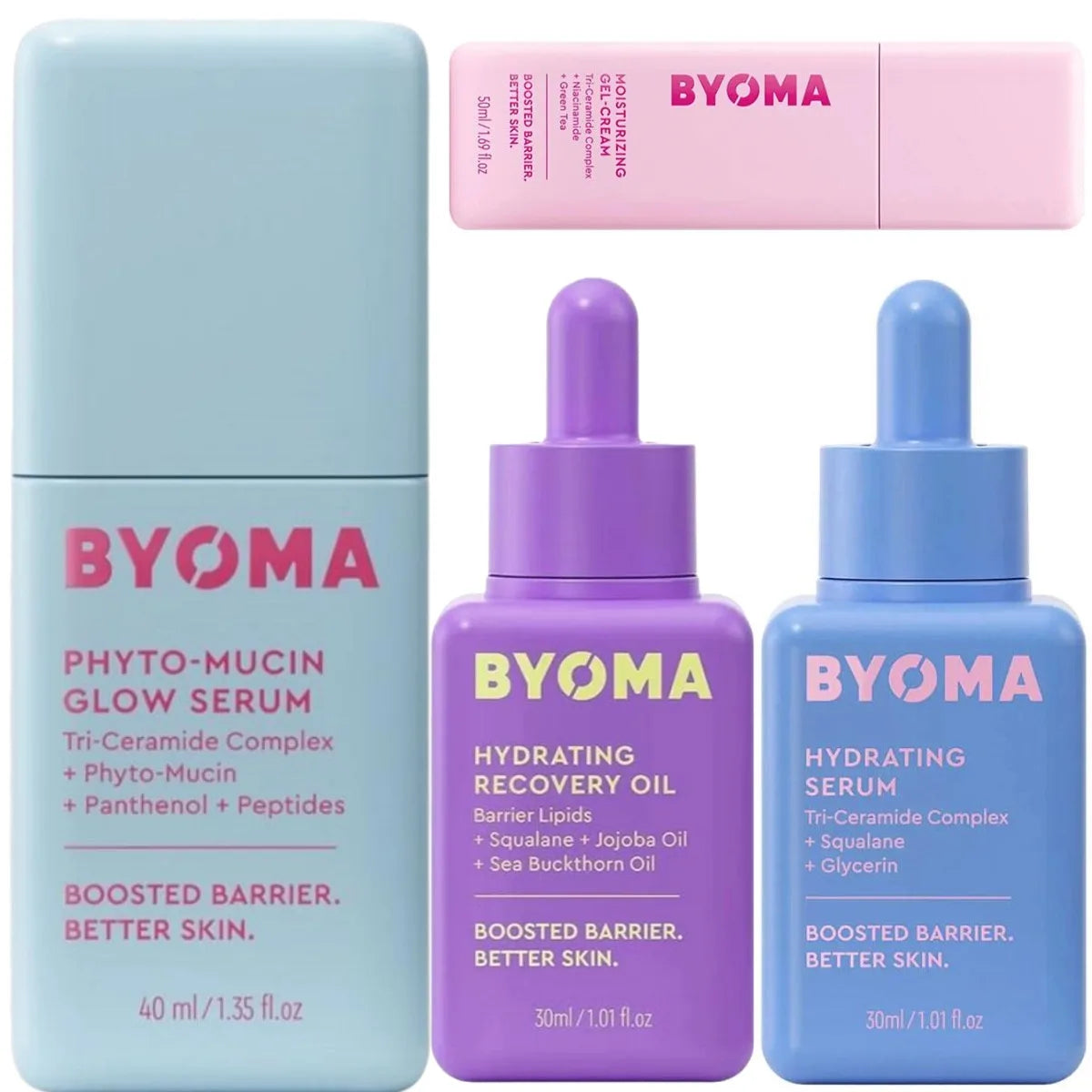 BYOMA Moisturizing&Repairing Gel Face Cream Skin Elastic Care Face Brightening Essence Skin Softening Essence Face Skin Care