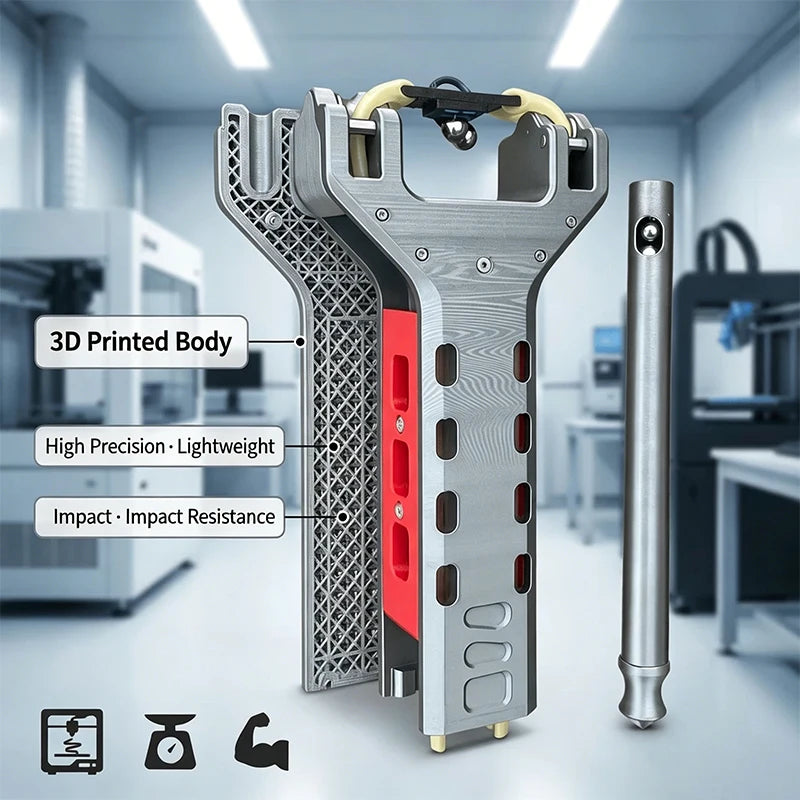 3D Printing Automatic Slingshot Magazine Rubber Band Combination Tool 3D Pulley Manual Outdoor Hunting Combination Tool