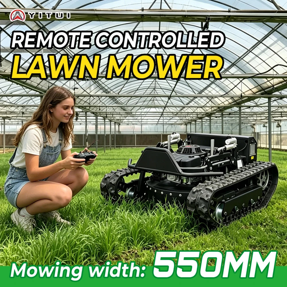 Customized Lawn Mower with Remote Control High Efficiency Low Power Consumption Suitable for Various Grass Types