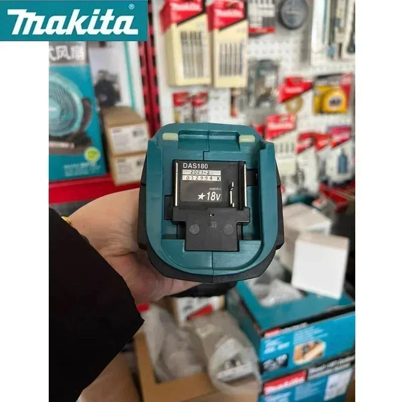 Makita DAS180 18V Cordless Air Blower Multifunction Dusting Machine with Nozzle Air Dust Removal Gun And Inflator Tool