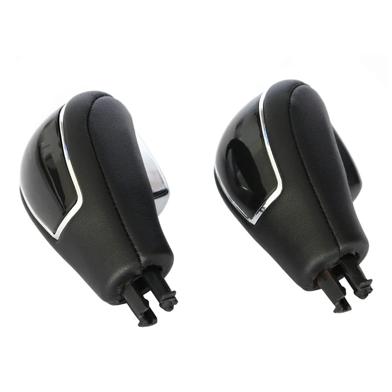 AT Leather Gear Shift Knob For Ford Mondeo MK4 S-MAX Kuga Galaxy MK1 Automatic Pen POMP Lever Handle Gearbox Gear Stick Ball Car