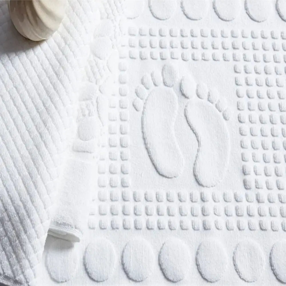 White floor towel cobblestone foot parten hotel home grey bathroom mat bath mats cotton non-slip water absorption bathtub towels