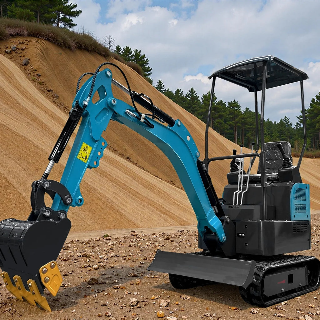 1.2 Ton Mini Excavator Epa Euro5 Small Crawler Digger Machine For Garden Mini Digger Reinforced Chassis For Home Use
