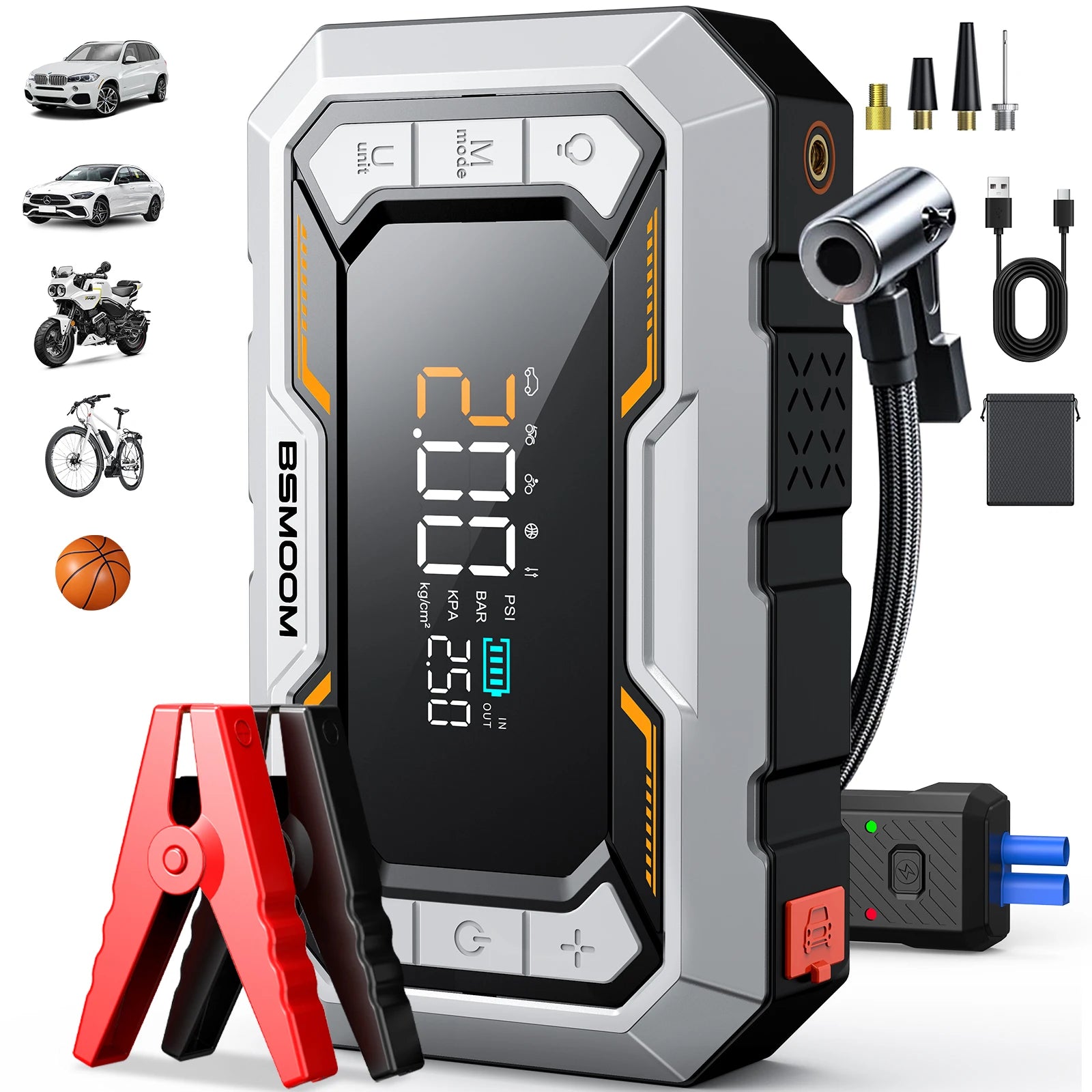 150PSI Air Pump Car Jump Starter