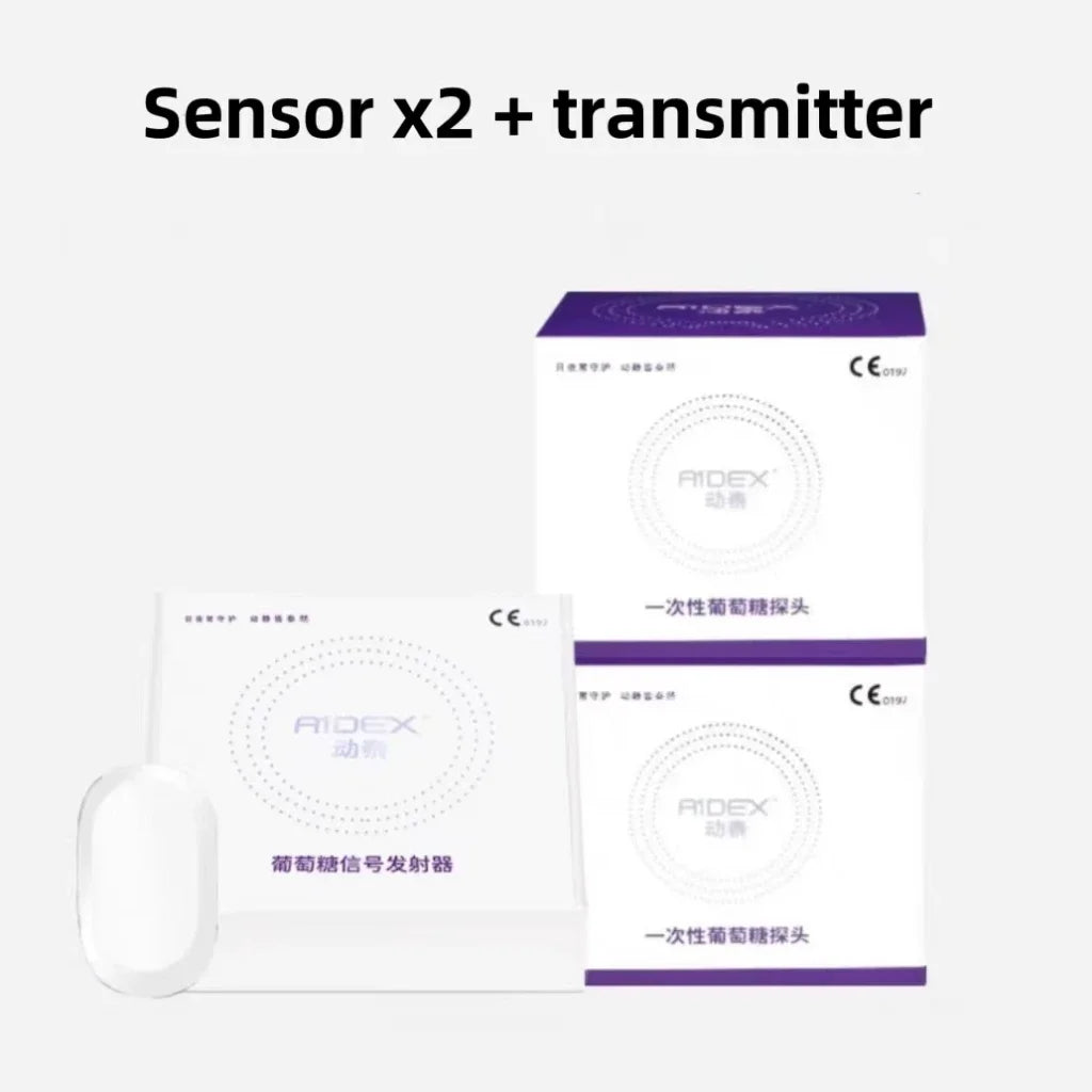 Dynamic Blood Glucose Monitoring CGMS 24h Realtime Monitor Scan Free Multilingual System Remote Monitoring