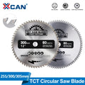 XCAN Wood Saw Blade 230 235 250 254 255 300mm TCT Wood Cutting Disc Carbide Circular Saw Blade for Woodworking