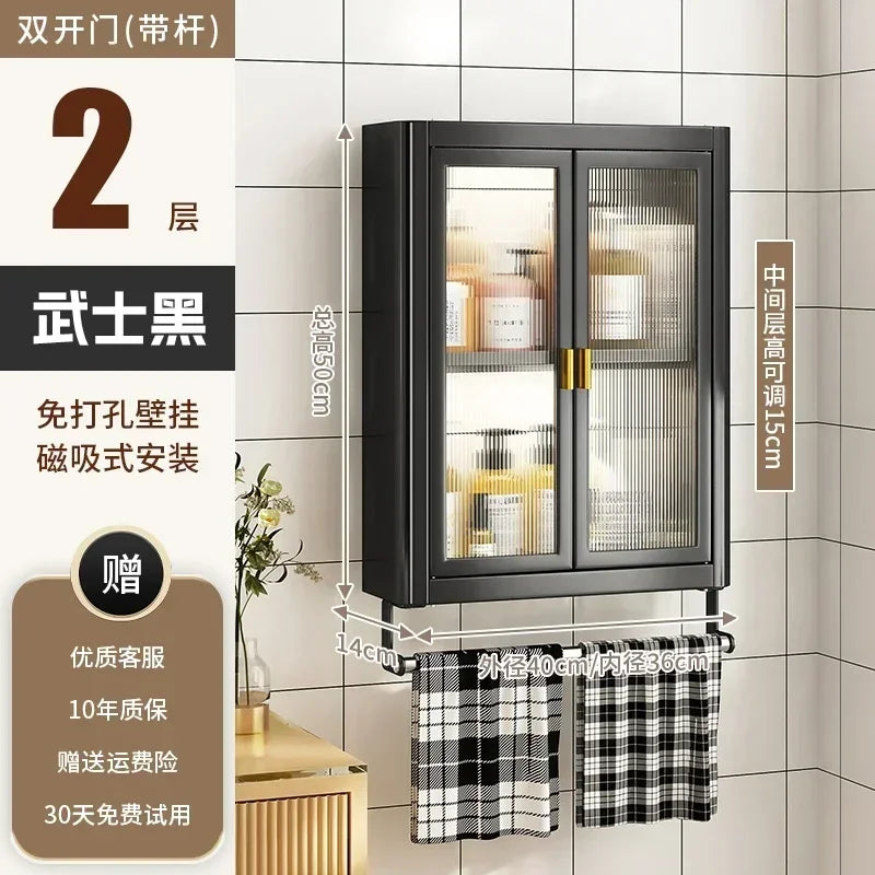 Modern Wall Mounted Bathroom Cabinet white Waterproof Storage Organizer Shelf for Toilet Vanity Bathroom home Decor Furniture