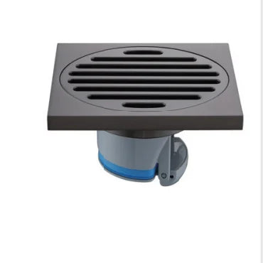 Drain de sol invisible en cuivre or rose multicolore, laiton anti-odeurs, incrusté de briques, pour douche de salle de bain, long dispositif anti-odeurs dissimulé