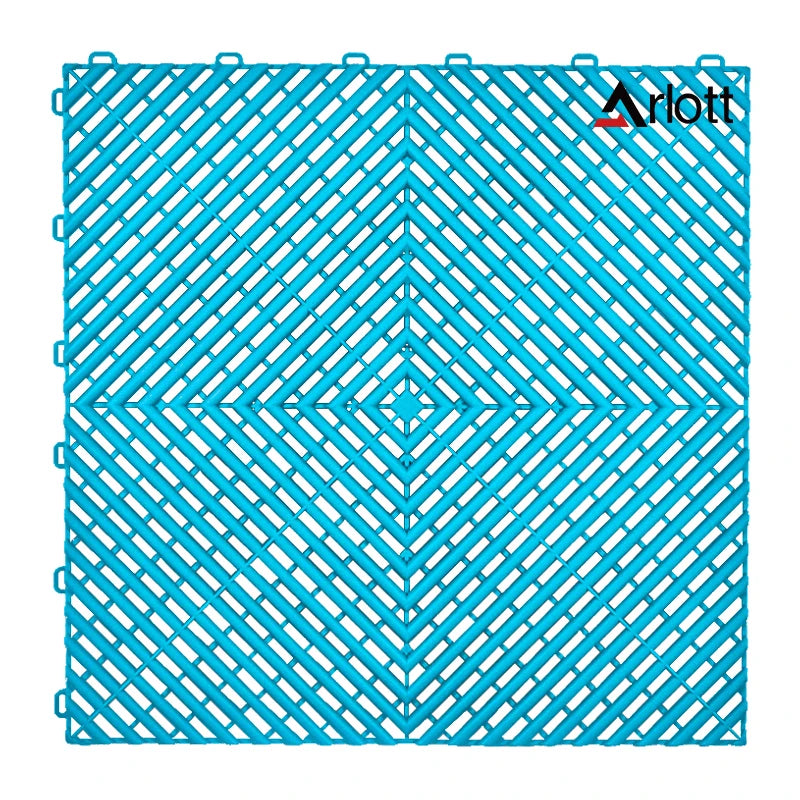 PP Interlocking Garage Floor Tiles for Villas Graphic Design Solution for Vinyl Flooring Projects