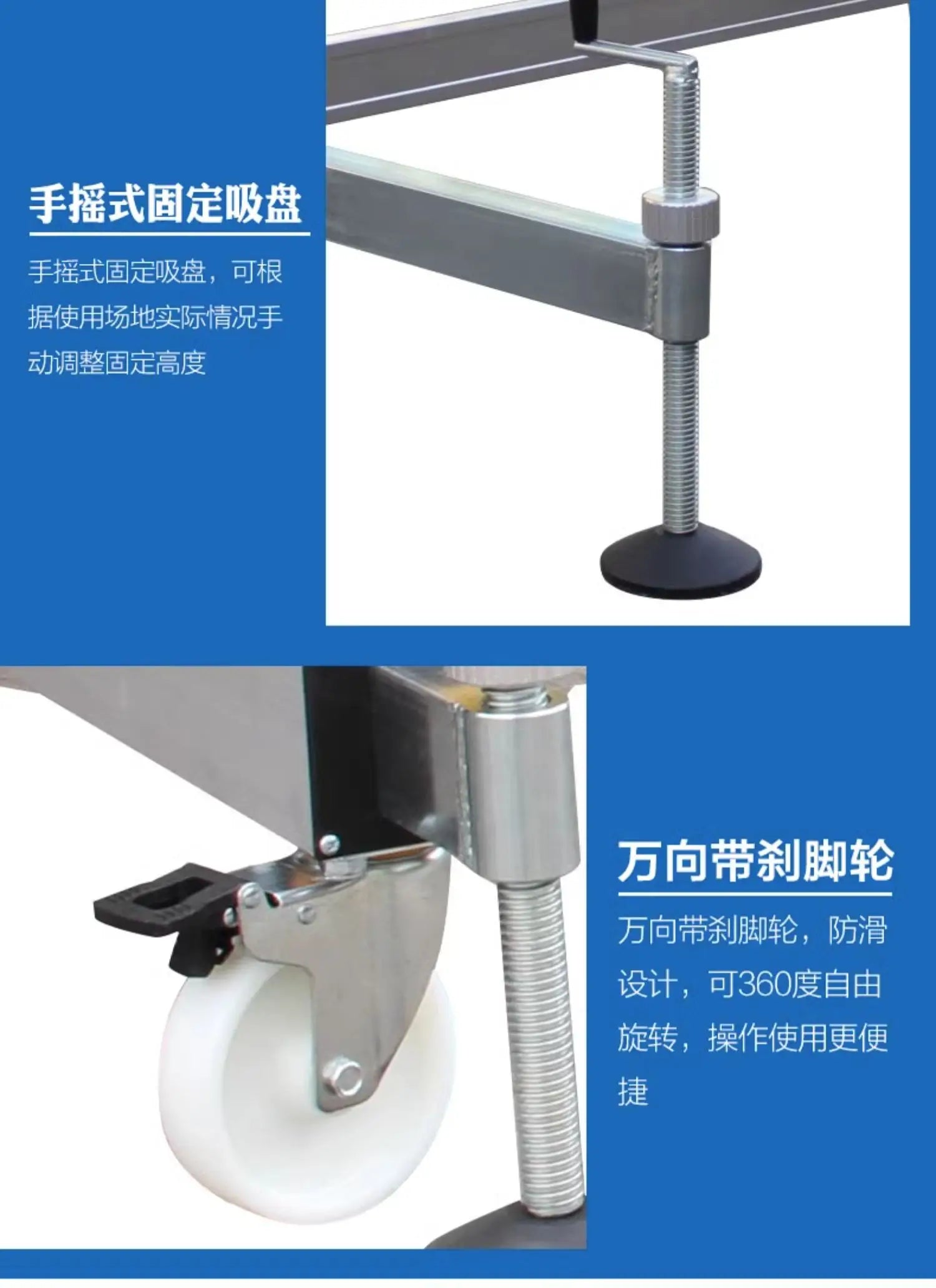 Aluminum alloy scaffolding movable telescopic scaffold factory direct folding engineering ladder platform.