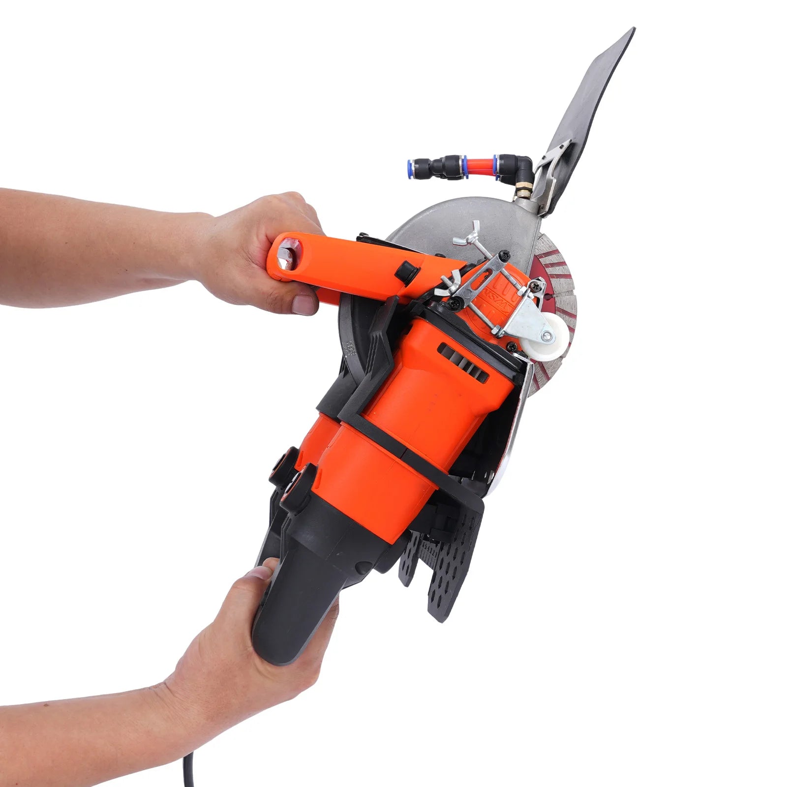 5200W Wall Chaser Concrete Cutter Electric Circular Saw Groove Construction Slotting Machine Cutting Tool