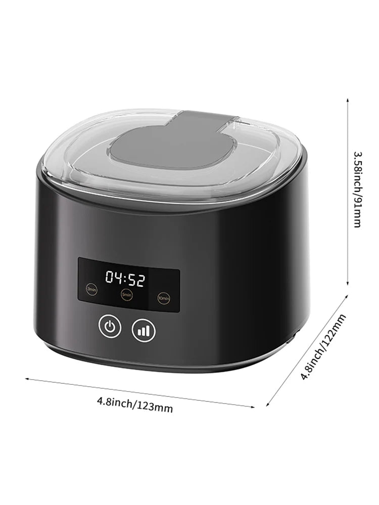50KHZ USB Rechargeable Ultrasonic Braces Cleaning Machine Multi-Function for Invisible Retainer Denture And Jewelry Care