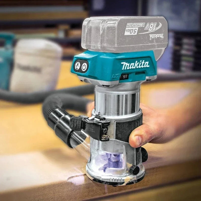 Fit Makita DRT50 Cordless Trimmer Rechargeable Trimming Machine Brushless Slotting Tool Milling Woodwork Engraving Machine