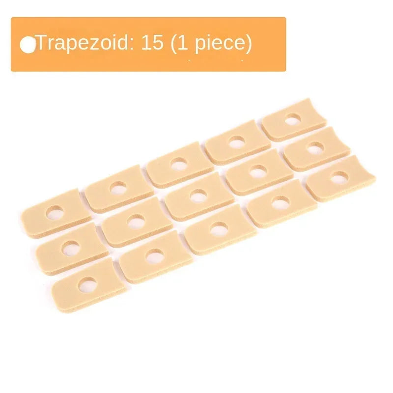 15/20PCS/Sheet Callus Cushions Shoes Heel Pad Foam Round Toe Foot Corn Bunion Protectors Pads Medical Plaster Foot Corn Removal