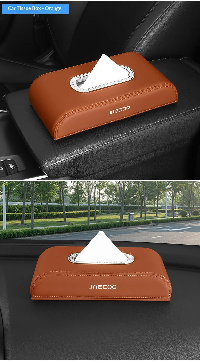 Suitable for JAECOO J5 J6 J7plus jaecoo J8 J7Phev car center console car mounted tissue box hanging bag tissue bag