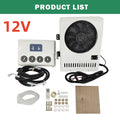 Treeligo 2025 10500BTU 12V Car Cooling Air Conditioner New Electric Car Split AC Unit For RV Truck Tractor Camper Van Motorhome