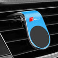 Car Magnetic L-shaped GPS Phone Holder Air Outlet Clip For Audi Q7 Q3 Q5 R8TT S5 S6 RS Sline Quattro A4 A5 A6 RS4 S3 RS5 RS6 RS7